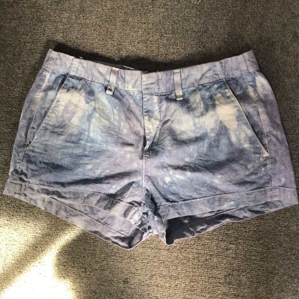 Rag & Bone Jean Blue Cotton Tie Dye Shorts Sz 28